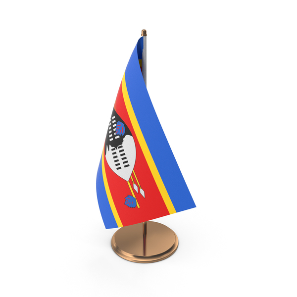 Eswatini Desk Flag PNG & PSD Images