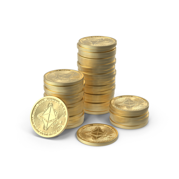 Ethereum Gold Coin Stack PNG & PSD Images Ethereum Gold Coin Stack PNG & PSD Images