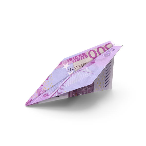 Banknote: Euro 500 Money Note Paper Plane PNG & PSD Images Banknote: Euro 500 Money Note Paper Plane PNG & PSD Images