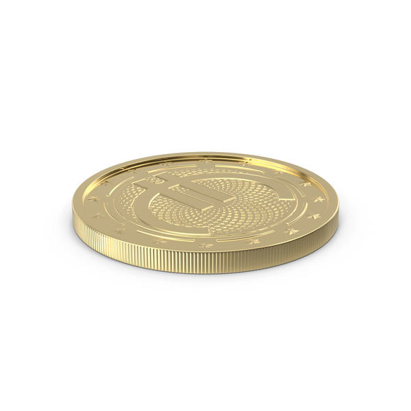 Euro Gold Coin PNG & PSD Images