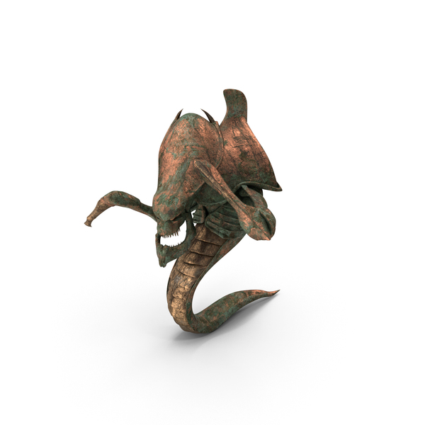 Alien: Evil Creature Hydralisk Old Bronze PNG & PSD Images Alien: Evil Creature Hydralisk Old Bronze PNG & PSD Images
