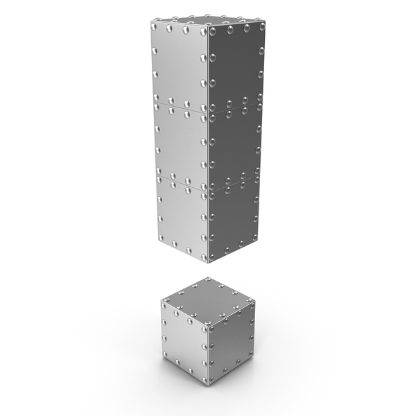 Punctuation: Exclamation Mark Steel with Rivets PNG & PSD Images Punctuation: Exclamation Mark Steel with Rivets PNG & PSD Images