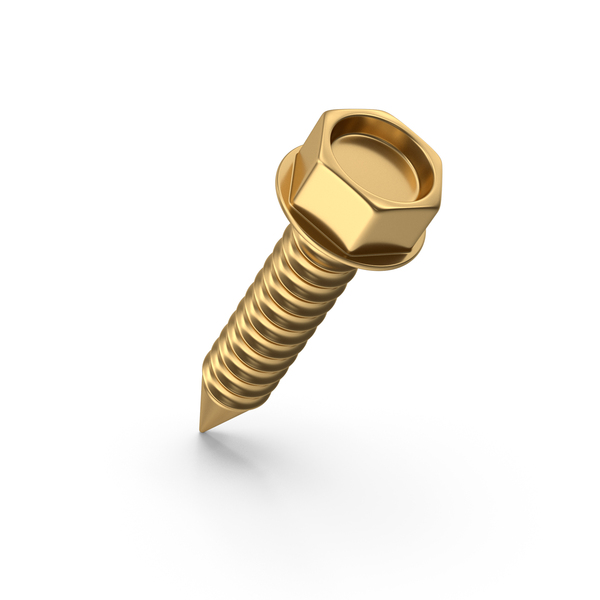 Nut: External Hex Head Screw Gold PNG & PSD Images Nut: External Hex Head Screw Gold PNG & PSD Images