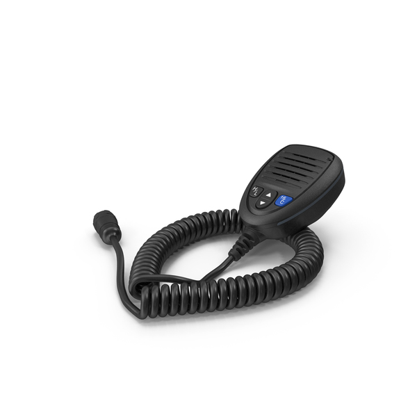 2 Way Radio: External Marine VHF Microphone PNG & PSD Images 2 Way Radio: External Marine VHF Microphone PNG & PSD Images