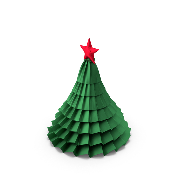 Topper: Fabric Christmas Tree PNG & PSD Images