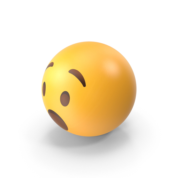 Facial Expression: Face With Open Mouth Emoji PNG & PSD Images