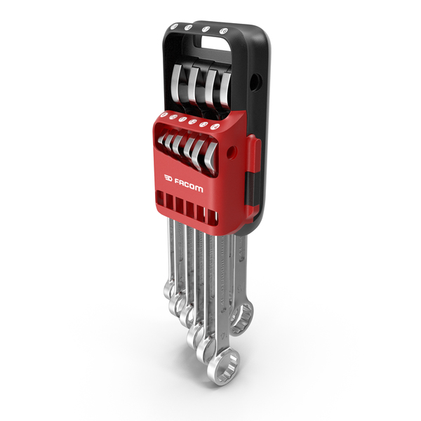 Wrench: Facom Combination Spanner Set 8-19mm Storage Clip PNG & PSD Images Wrench: Facom Combination Spanner Set 8-19mm Storage Clip PNG & PSD Images