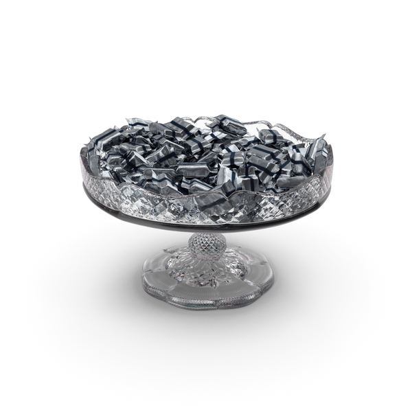 Fancy Crystal Bowl with Wrapped Small Candy Bars PNG & PSD Images Fancy Crystal Bowl with Wrapped Small Candy Bars PNG & PSD Images