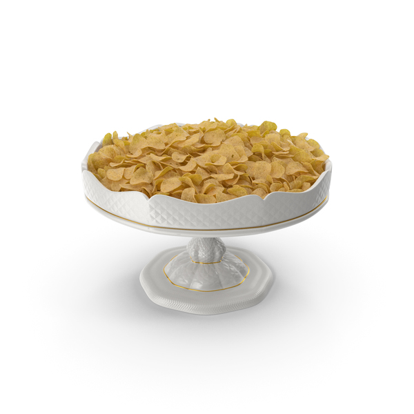 Chip: Fancy porcelain bowl with potato chips PNG & PSD Images Chip: Fancy porcelain bowl with potato chips PNG & PSD Images