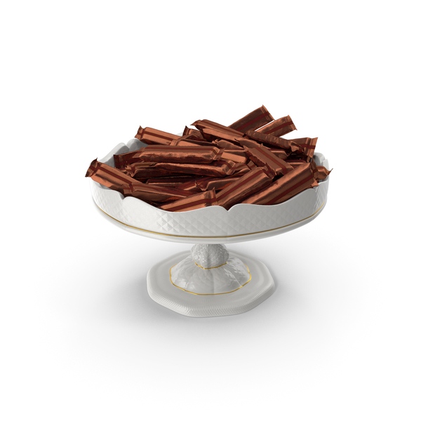 Chocolate: Fancy Porcelain Bowl with Wrapped Long Candy Bars PNG & PSD Images Chocolate: Fancy Porcelain Bowl with Wrapped Long Candy Bars PNG & PSD Images