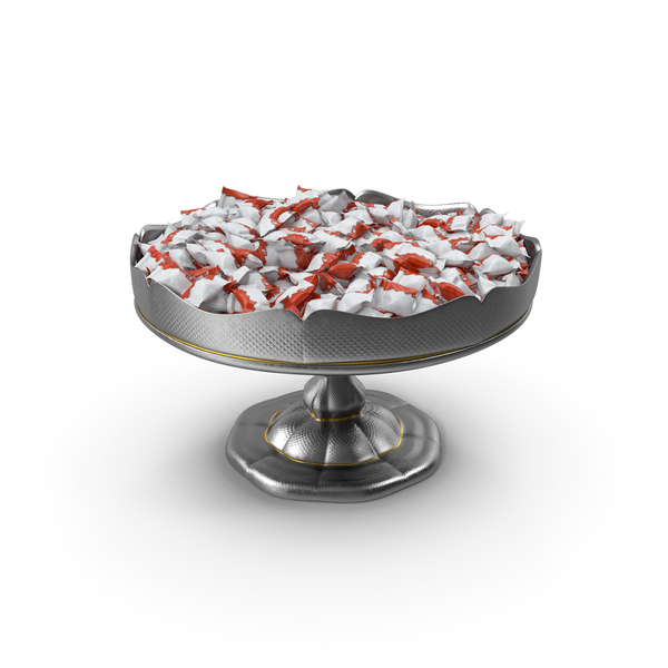 Fancy Silver Bowl with Kinder Mini Bueno PNG & PSD Images Fancy Silver Bowl with Kinder Mini Bueno PNG & PSD Images