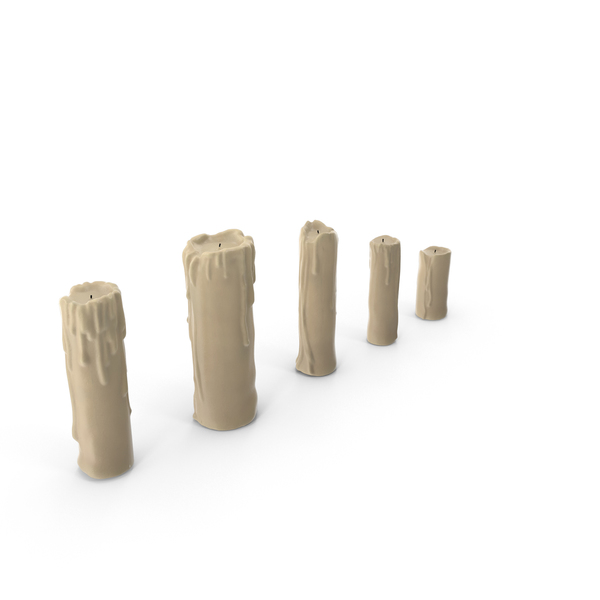Fantasy Candle Stick Set PNG & PSD Images Fantasy Candle Stick Set PNG & PSD Images