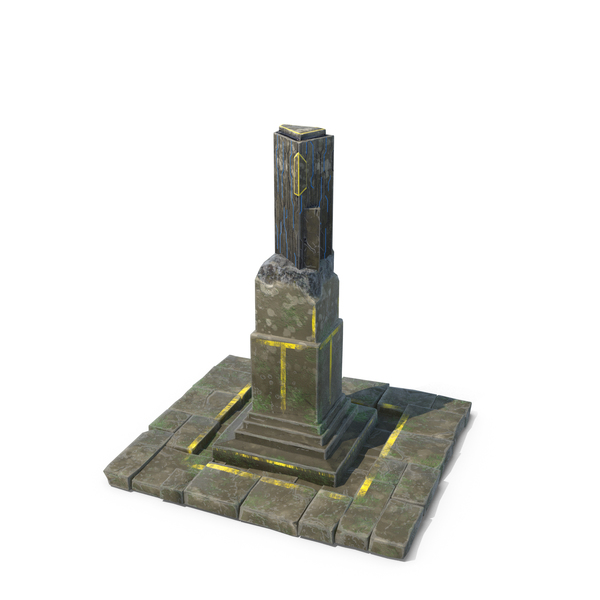 Fantasy Damaged Pillar Stone PNG & PSD Images Fantasy Damaged Pillar Stone PNG & PSD Images