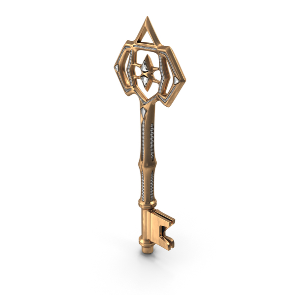 Fantasy Golden Key with Diamonds PNG & PSD Images Fantasy Golden Key with Diamonds PNG & PSD Images
