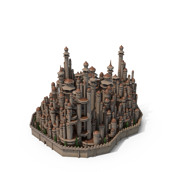 Castle: Fantasy tower City PNG & PSD Images Castle: Fantasy tower City PNG & PSD Images