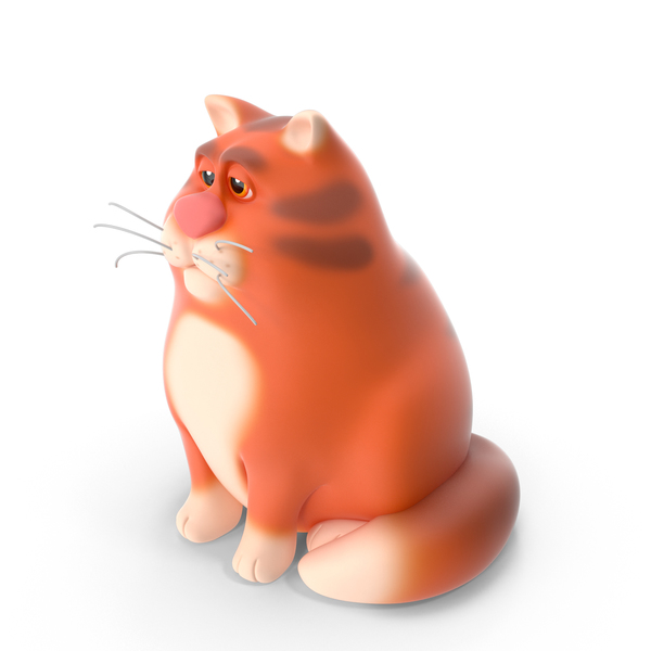 Cartoon: Fat Cat PNG & PSD Images