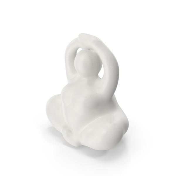 Home Decor: Fat Woman Yoga PNG & PSD Images