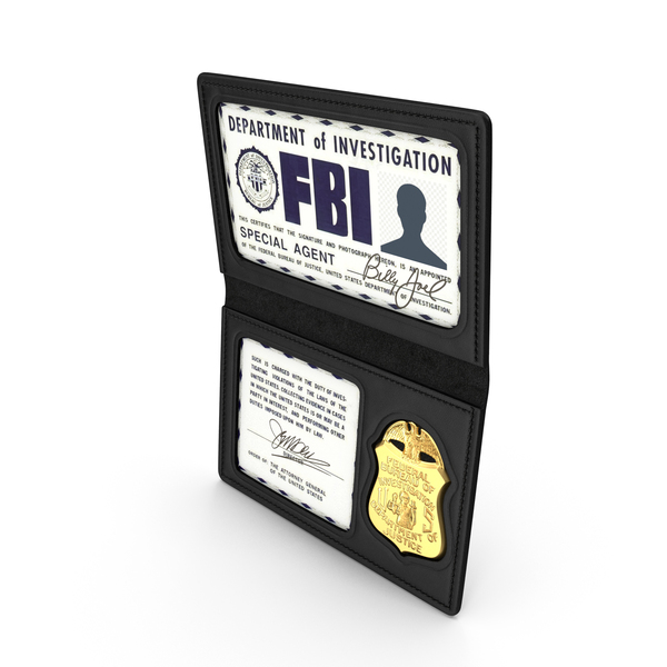 FBI Badge Open PNG Images & PSDs for Download | PixelSquid - S120178305