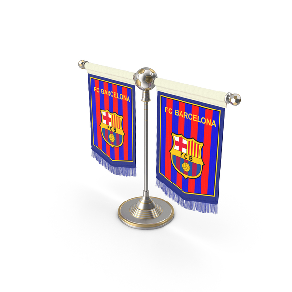 FC Barcelona Desk Flag PNG & PSD Images