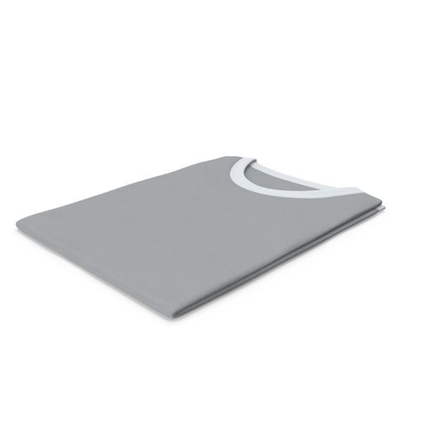 Tank Top: Female Crew Neck Folded White and Gray PNG & PSD Images Tank Top: Female Crew Neck Folded White and Gray PNG & PSD Images