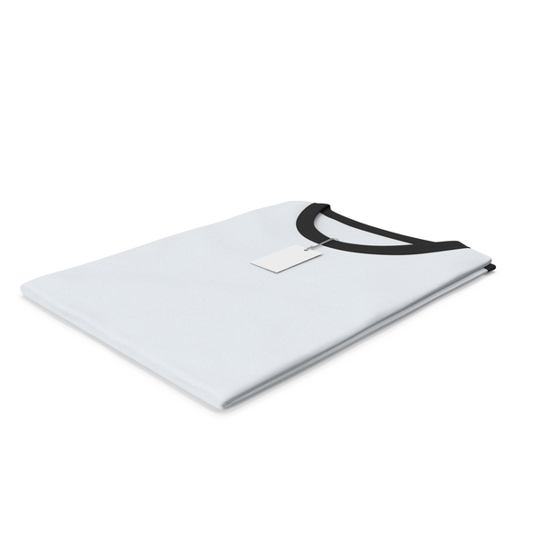 Tank Top: Female Crew Neck Folded With Tag White and Black PNG & PSD Images Tank Top: Female Crew Neck Folded With Tag White and Black PNG & PSD Images