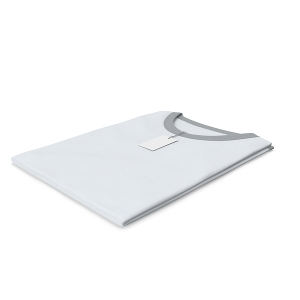 Tank Top: Female Crew Neck Folded With Tag White and Gray PNG & PSD Images Tank Top: Female Crew Neck Folded With Tag White and Gray PNG & PSD Images