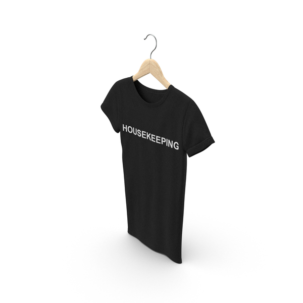 T Shirt: Female Crew Neck Hanging Black Housekeeping PNG & PSD Images T Shirt: Female Crew Neck Hanging Black Housekeeping PNG & PSD Images