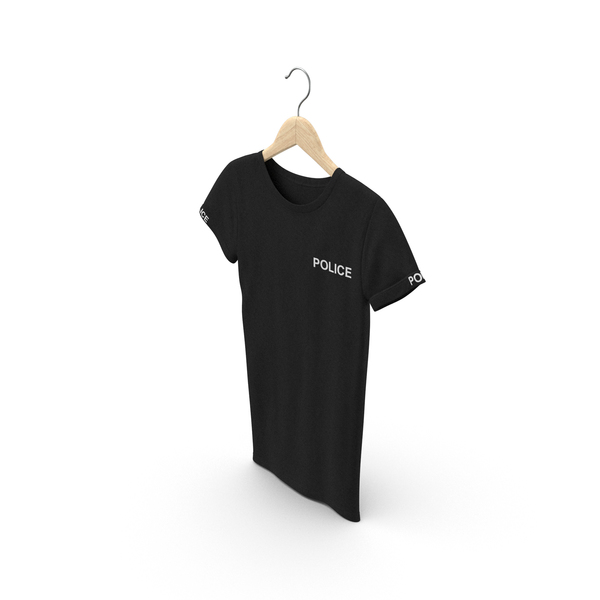 T Shirt: Female Crew Neck Hanging Black Police PNG & PSD Images T Shirt: Female Crew Neck Hanging Black Police PNG & PSD Images