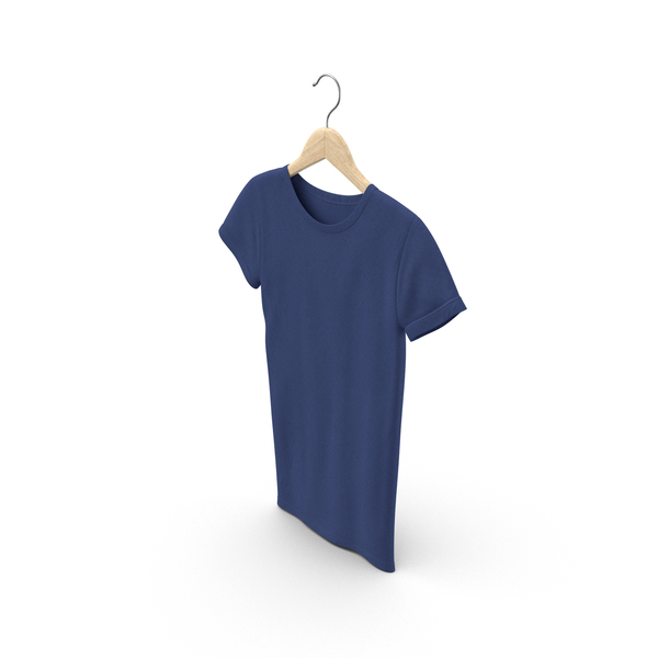 Shirt: Female Crew Neck Hanging Dark Blue PNG & PSD Images Shirt: Female Crew Neck Hanging Dark Blue PNG & PSD Images