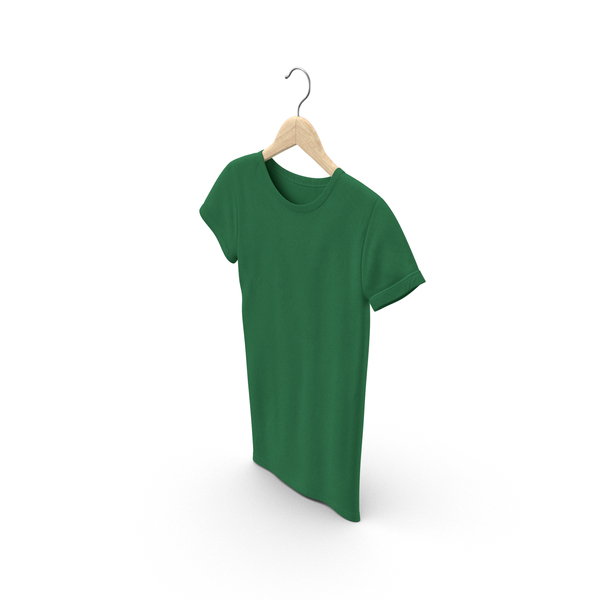 T Shirt: Female Crew Neck Hanging Green PNG & PSD Images T Shirt: Female Crew Neck Hanging Green PNG & PSD Images
