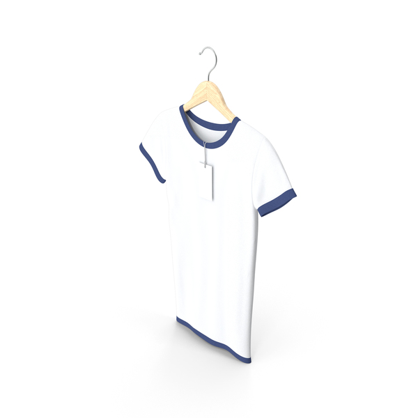 T Shirt: Female Crew Neck Hanging With Tag White and Dark Blue PNG & PSD Images T Shirt: Female Crew Neck Hanging With Tag White and Dark Blue PNG & PSD Images