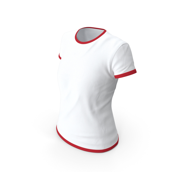 T Shirt: Female Crew Neck Worn PNG & PSD Images T Shirt: Female Crew Neck Worn PNG & PSD Images