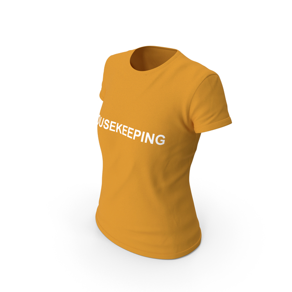 T Shirt: Female Crew Neck Worn PNG & PSD Images