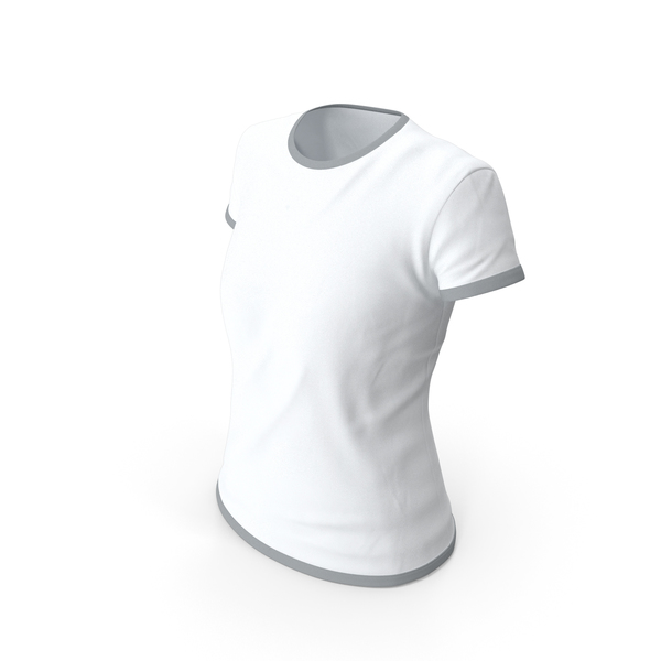 T Shirt: Female Crew Neck Worn PNG & PSD Images T Shirt: Female Crew Neck Worn PNG & PSD Images