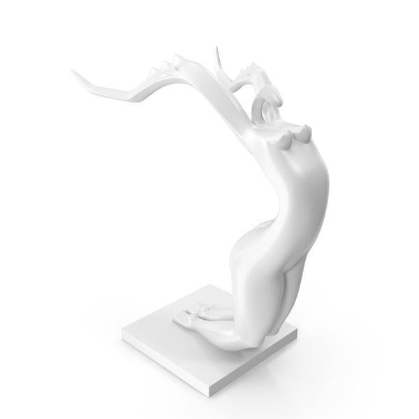 Abstract: Female Mantis Sculpture PNG & PSD Images