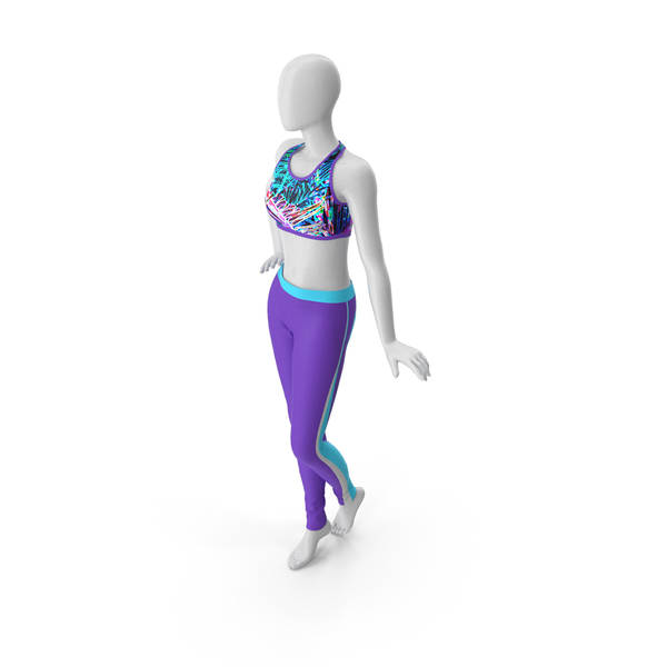 Mannequin: Female Sport Suit PNG & PSD Images