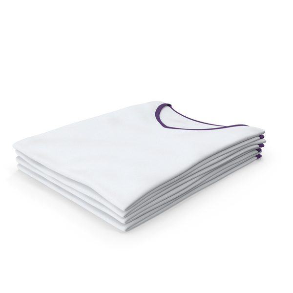 T Shirt: Female V Neck Folded Stacked White and Purple PNG & PSD Images T Shirt: Female V Neck Folded Stacked White and Purple PNG & PSD Images