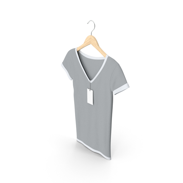 Industrial Equipment: Female V Neck Hanging With Tag White And Gray PNG & PSD Images Industrial Equipment: Female V Neck Hanging With Tag White And Gray PNG & PSD Images