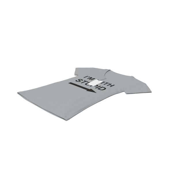 T Shirt: Female V Neck Laying With Tag Gray Im With Stupid PNG & PSD Images T Shirt: Female V Neck Laying With Tag Gray Im With Stupid PNG & PSD Images