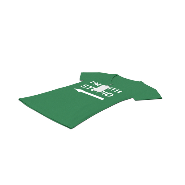 T Shirt: Female V Neck Laying With Tag Green Im With Stupid PNG & PSD Images T Shirt: Female V Neck Laying With Tag Green Im With Stupid PNG & PSD Images