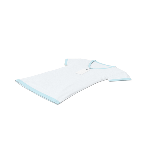 T Shirt: Female V Neck Laying With Tag White And Blue PNG & PSD Images T Shirt: Female V Neck Laying With Tag White And Blue PNG & PSD Images