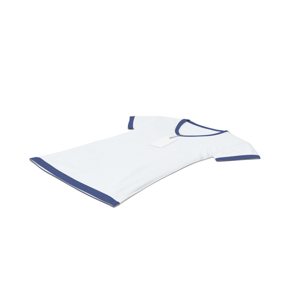 T Shirt: Female V Neck Laying With Tag White And Dark Blue PNG & PSD Images T Shirt: Female V Neck Laying With Tag White And Dark Blue PNG & PSD Images