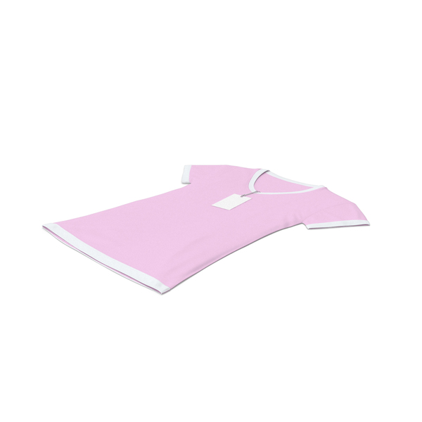 T Shirt: Female V Neck Laying With Tag White And Pink PNG & PSD Images T Shirt: Female V Neck Laying With Tag White And Pink PNG & PSD Images