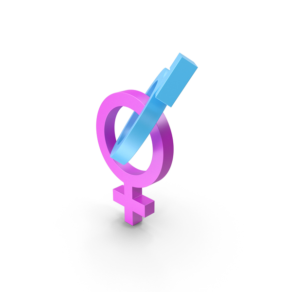 Gender: Feminine Male Beginning Symbol PNG & PSD Images