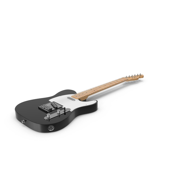 Electric Guitar: Fender Telecaster Black PNG & PSD Images Electric Guitar: Fender Telecaster Black PNG & PSD Images