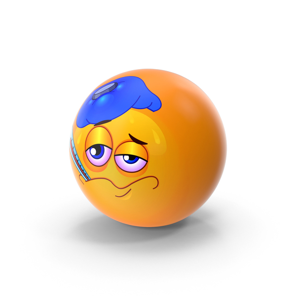 Facial Expression: Fever Emoji PNG & PSD Images Facial Expression: Fever Emoji PNG & PSD Images