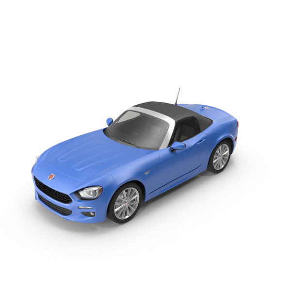Convertible: Fiat 124 Spider 2017 PNG & PSD Images
