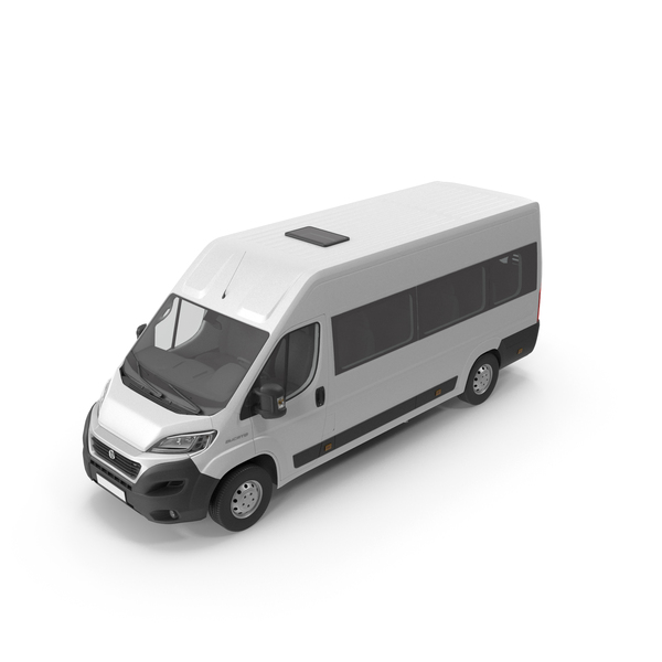 Minivan: FIAT DUCATO XLWB Bus L4H2 PNG & PSD Images