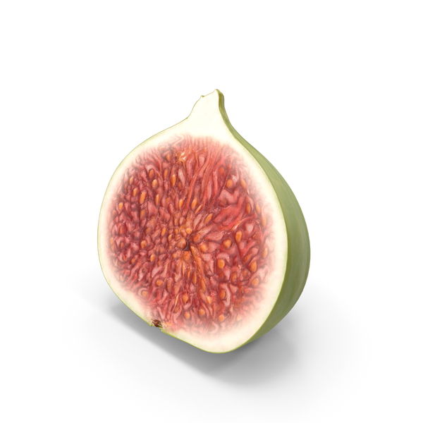Fig: Ficus Carica Green Half PNG & PSD Images Fig: Ficus Carica Green Half PNG & PSD Images
