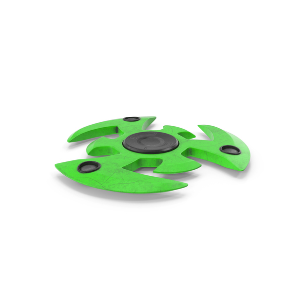 Fidget Spinner Green Dirty PNG & PSD Images